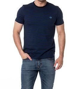 Fred Perry Double Stripe Pocket T-Shirt Royal