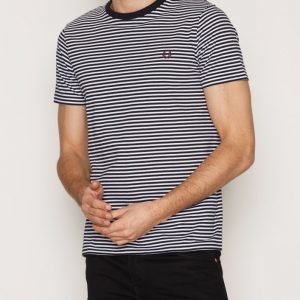 Fred Perry Fine Stripe T-shirt T-paita Navy