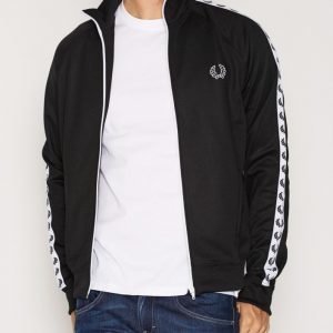 Fred Perry Laurel Track Jacket Pusero Black