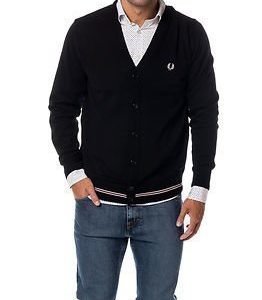 Fred Perry Merino Cardigan Black