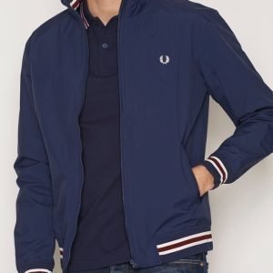 Fred Perry Neck Tipped Bomber Takki Carbon Blue