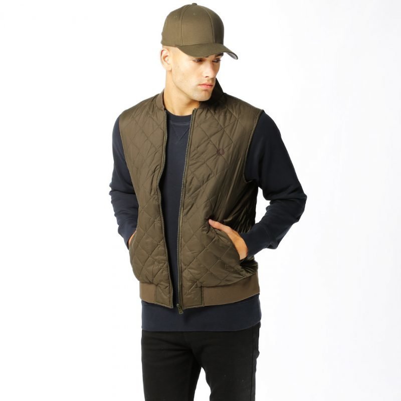 Fred Perry Quilted Bomber Gillet -liivi