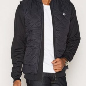 Fred Perry Quilted Gillet Tikkiliivi Navy