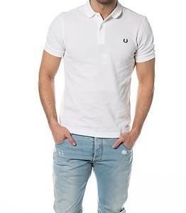 Fred Perry Slim Fit Twin Tipped Shirt White/Navy