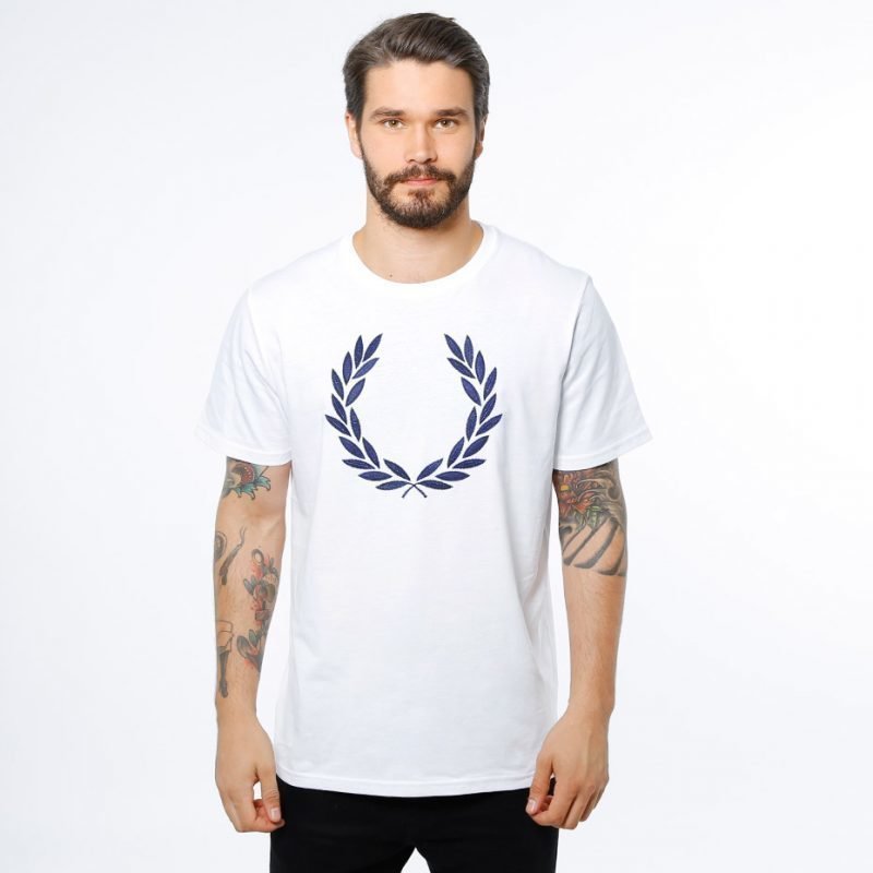 Fred Perry Textured Laurel -t-paita