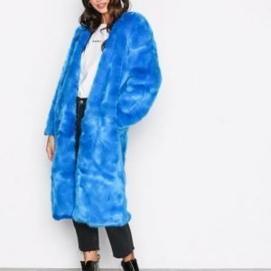 Free People Magnolia Coat Tekoturkki Ocean Blue