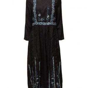 French Connection Argento Stitch L/Slv Maxi maksimekko