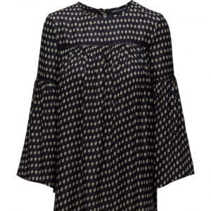 French Connection Bacongo Dot Fluted Sleeve Top tunikka