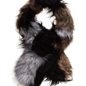 French Connection Fur Patchwork Maxina Stole huivi