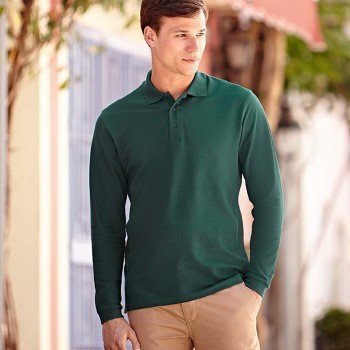 Fruit of the Loom Premium Long Sleeve Polo