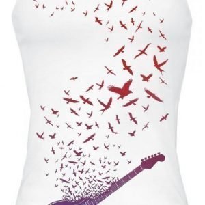 Full Volume By Emp Guitar Birds Longtop Naisten Toppi