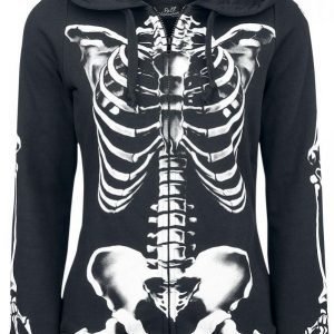 Full Volume By Emp Skeleton Sweatjacket Naisten Vetoketjuhuppari