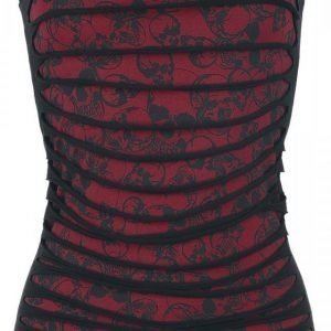 Full Volume By Emp Strapless Skull Top Naisten Toppi