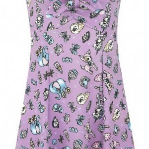 Full Volume By Emp Vintage Toy Print Cross Back Dress Mekko