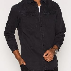 G-Star 3301 Shirt L/S Kauluspaita Black