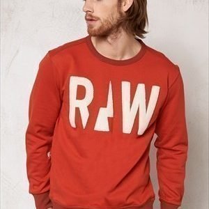 G-Star Grount r sw l/s Antic red