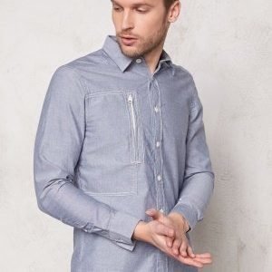 G-Star Powel 3D Shirt l/s 3048 Swedish Blue