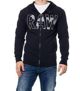 G-Star Raw Moiric Hooded Sweat Mazarine Blue