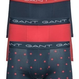 GANT 3-Pack Trunk Star Ctn Str bokserit