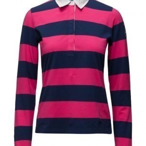 GANT Barstripe Jersey Rugger Ls pikeepaita