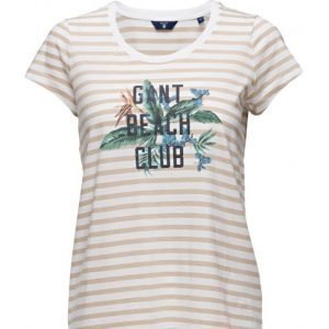 GANT Bc. Striped Beach Tee Ss