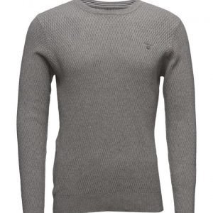 GANT Cotton Texture Crew pyöreäaukkoinen neule