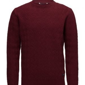 GANT E. Lambswool Basket Crew pyöreäaukkoinen neule