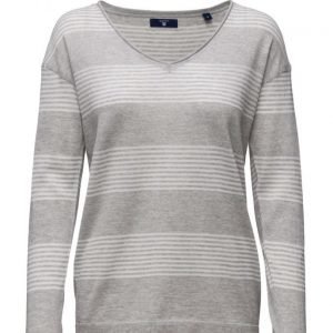 GANT Merino Wool Striped V-Neck neulepusero