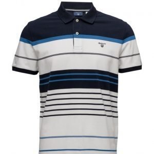 GANT Multi Stripe Pique Ss Rugger lyhythihainen pikeepaita