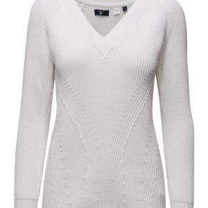 GANT O1. Ribbed Cotton V-Neck neulepusero