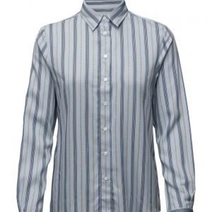 GANT O2. Stripe Horse Chain Print Shirt pitkähihainen paita