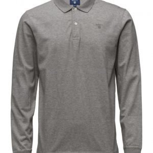 GANT O2. Tonal Jersey Pique Ls Rugger pitkähihainen pikeepaita