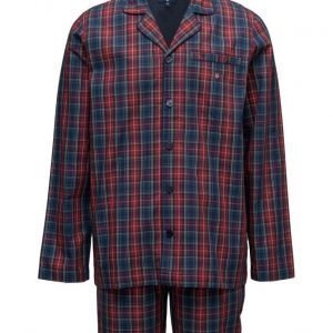 GANT Pajama Set Yale Check Logo Elastic pyjama