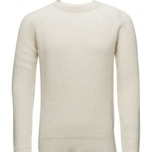 GANT R2. Half Cardigan Knit pyöreäaukkoinen neule