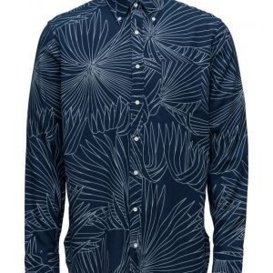 GANT Rugger R. Indigo Oxford Palm Long Shirt