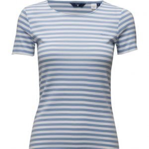 GANT Striped Rib S.S. T-Shirt