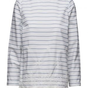 GANT Yc. Embroidered Stripe Top pitkähihainen pusero