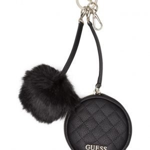 GUESS Tenley Pom Pouch Keychain