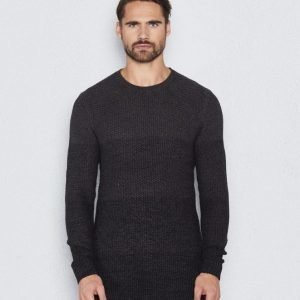 Gabba Kuma O - Neck Knit Dark Greymelange