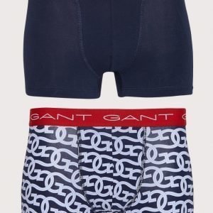 Gant 2-Pack Trunk Lines G CS Bokserit Navy