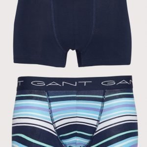 Gant 2-Pack Trunk Multistripe CS Bokserit Navy