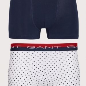 Gant 2-Pack Trunk Stars CS Bokserit White