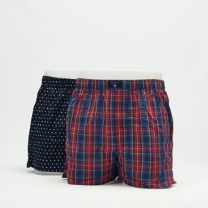 Gant 2-pack Boxer Shorts SH. Yale Stars Elastic 610 Red