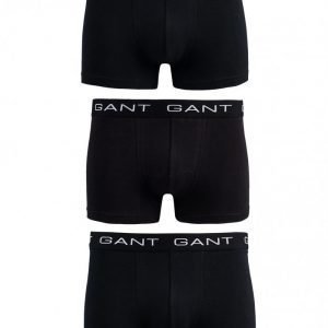 Gant 3-Pack Trunk Bokserit Musta