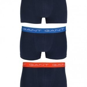 Gant 3-Pack Trunk Cotton STR Bokserit Green