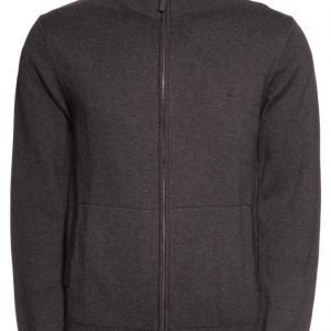 Gant Contrast Cotton Zip Neuletakki