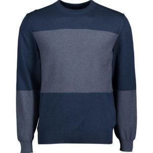 Gant Denim Block Crew Neule