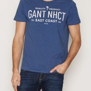 Gant East Coast T-shirt T-paita Ocean Blue