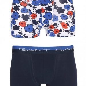 Gant Essential 2-Pack Trunk Poppy Flower Bokserit Blue