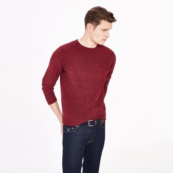 Gant Melange Cord Crew Villaneule